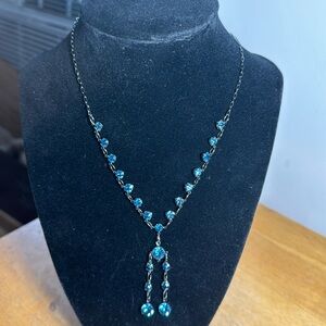 New blue stone necklace